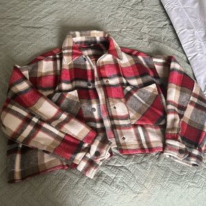 Cropped Zara Flannel gently worn